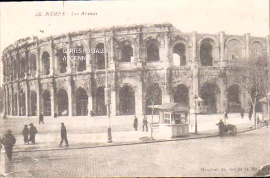 Cartes postales anciennes > CARTES POSTALES > carte postale ancienne > cartes-postales-ancienne.com Gard  Nimes