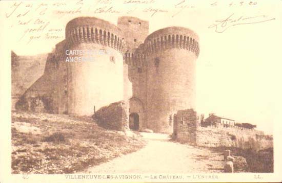 Cartes postales anciennes > CARTES POSTALES > carte postale ancienne > cartes-postales-ancienne.com Gard  Villeneuve Les Avignons