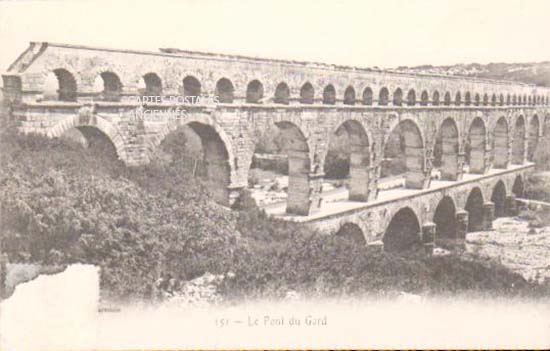 Cartes postales anciennes > CARTES POSTALES > carte postale ancienne > cartes-postales-ancienne.com Occitanie Gard Vers Pont Du Gard