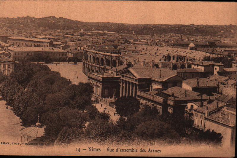 Cartes postales anciennes > CARTES POSTALES > carte postale ancienne > cartes-postales-ancienne.com Gard  Nimes