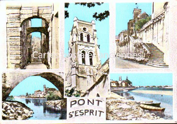 Cartes postales anciennes > CARTES POSTALES > carte postale ancienne > cartes-postales-ancienne.com Occitanie Pont Saint Esprit