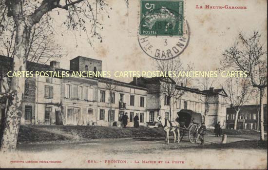 Cartes postales anciennes > CARTES POSTALES > carte postale ancienne > cartes-postales-ancienne.com Occitanie Haute garonne Fronton
