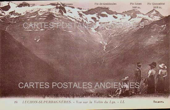 Cartes postales anciennes > CARTES POSTALES > carte postale ancienne > cartes-postales-ancienne.com Occitanie Haute garonne Superbagneres