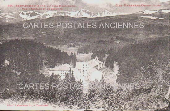 Cartes postales anciennes > CARTES POSTALES > carte postale ancienne > cartes-postales-ancienne.com Occitanie Pyrenees orientales Font Romeu Odeillo Via