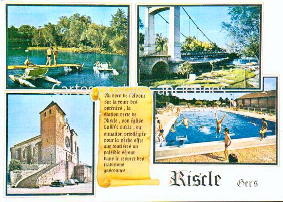 Cartes postales anciennes > CARTES POSTALES > carte postale ancienne > cartes-postales-ancienne.com Gers 32 Riscle