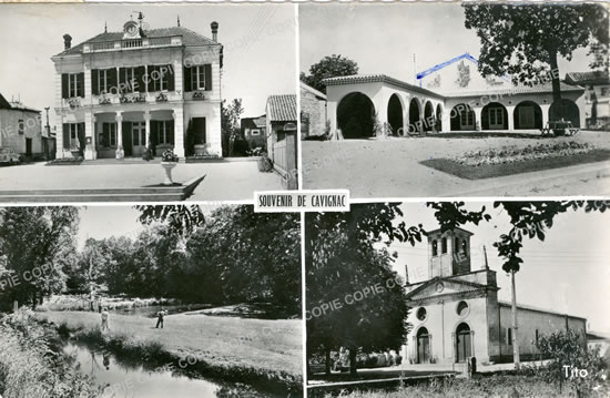 Cartes postales anciennes > CARTES POSTALES > carte postale ancienne > cartes-postales-ancienne.com Nouvelle aquitaine Gironde Cavignac