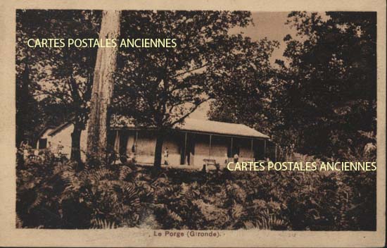 Cartes postales anciennes > CARTES POSTALES > carte postale ancienne > cartes-postales-ancienne.com Nouvelle aquitaine Gironde Le Porge