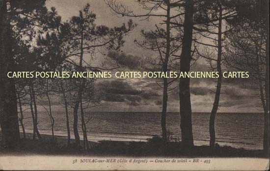 Cartes postales anciennes > CARTES POSTALES > carte postale ancienne > cartes-postales-ancienne.com Nouvelle aquitaine Gironde Soulac Sur Mer