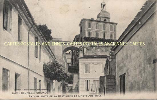 Cartes postales anciennes > CARTES POSTALES > carte postale ancienne > cartes-postales-ancienne.com Nouvelle aquitaine Gironde Bourg