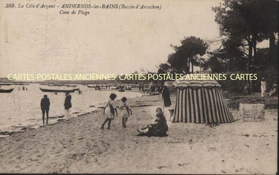 Cartes postales anciennes > CARTES POSTALES > carte postale ancienne > cartes-postales-ancienne.com Nouvelle aquitaine Andernos Les Bains