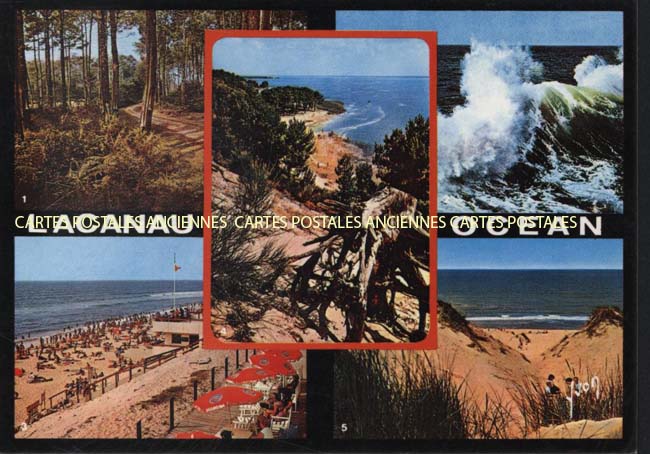 Cartes postales anciennes > CARTES POSTALES > carte postale ancienne > cartes-postales-ancienne.com Nouvelle aquitaine Gironde Lacanau Ocean