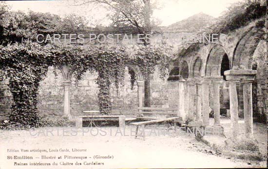 Cartes postales anciennes > CARTES POSTALES > carte postale ancienne > cartes-postales-ancienne.com Nouvelle aquitaine Gironde Saint Emilion