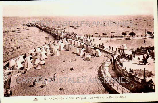 Cartes postales anciennes > CARTES POSTALES > carte postale ancienne > cartes-postales-ancienne.com Nouvelle aquitaine Arcachon