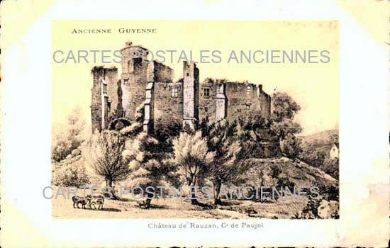 Cartes postales anciennes > CARTES POSTALES > carte postale ancienne > cartes-postales-ancienne.com Nouvelle aquitaine Gironde Rauzan