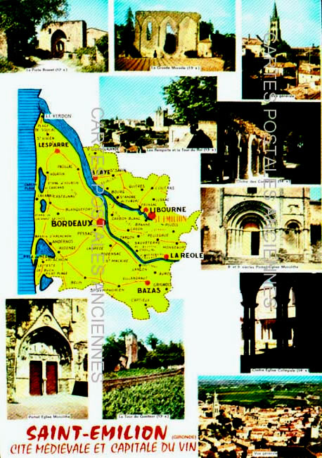Cartes postales anciennes > CARTES POSTALES > carte postale ancienne > cartes-postales-ancienne.com Nouvelle aquitaine Saint Emilion