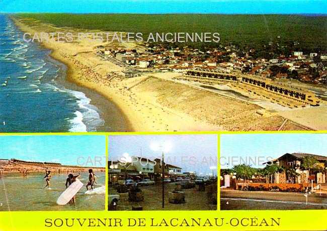 Cartes postales anciennes > CARTES POSTALES > carte postale ancienne > cartes-postales-ancienne.com Nouvelle aquitaine Lacanau