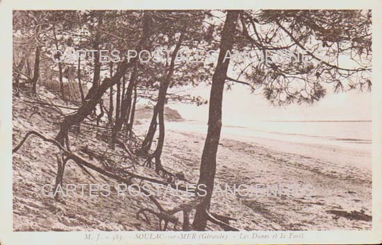 Cartes postales anciennes > CARTES POSTALES > carte postale ancienne > cartes-postales-ancienne.com Nouvelle aquitaine Soulac Sur Mer