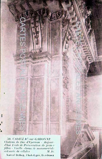 Cartes postales anciennes > CARTES POSTALES > carte postale ancienne > cartes-postales-ancienne.com Gironde  Cadillac