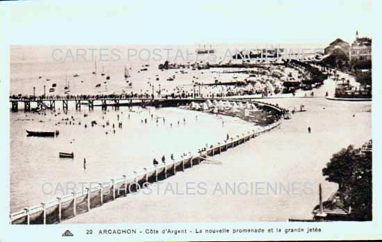 Cartes postales anciennes > CARTES POSTALES > carte postale ancienne > cartes-postales-ancienne.com Gironde  Arcachon
