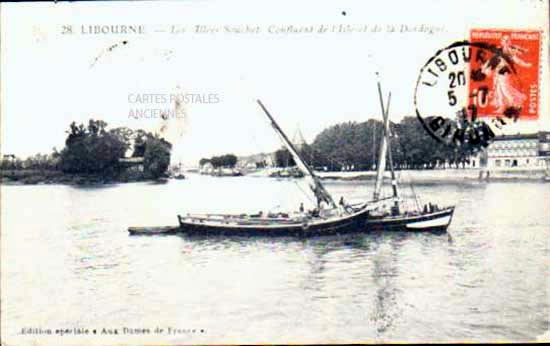 Cartes postales anciennes > CARTES POSTALES > carte postale ancienne > cartes-postales-ancienne.com Nouvelle aquitaine Gironde Libourne