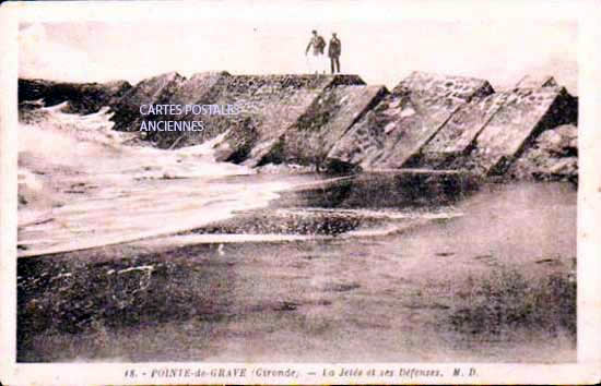 Cartes postales anciennes > CARTES POSTALES > carte postale ancienne > cartes-postales-ancienne.com Nouvelle aquitaine Gironde Le Verdon Sur Mer