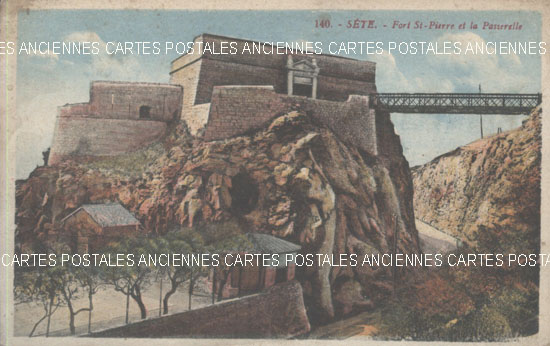 Cartes postales anciennes > CARTES POSTALES > carte postale ancienne > cartes-postales-ancienne.com Occitanie Herault Sete