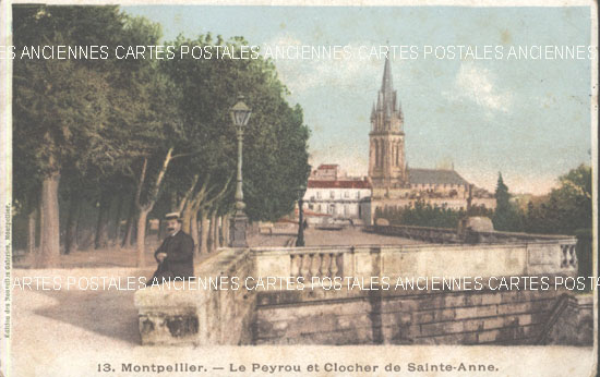 Cartes postales anciennes > CARTES POSTALES > carte postale ancienne > cartes-postales-ancienne.com Occitanie Herault Montpellier