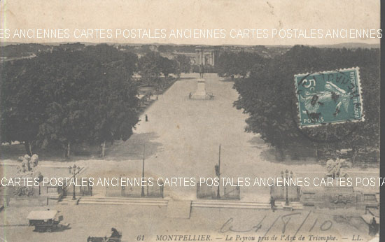 Cartes postales anciennes > CARTES POSTALES > carte postale ancienne > cartes-postales-ancienne.com Occitanie Herault Montpellier