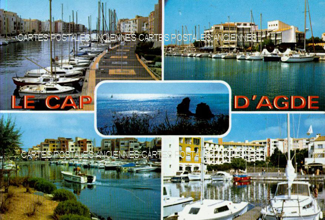 Cartes postales anciennes > CARTES POSTALES > carte postale ancienne > cartes-postales-ancienne.com Occitanie Herault Agde