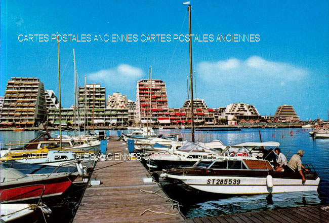 Cartes postales anciennes > CARTES POSTALES > carte postale ancienne > cartes-postales-ancienne.com Occitanie Herault La Grande Motte