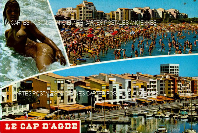 Cartes postales anciennes > CARTES POSTALES > carte postale ancienne > cartes-postales-ancienne.com Occitanie Herault Agde