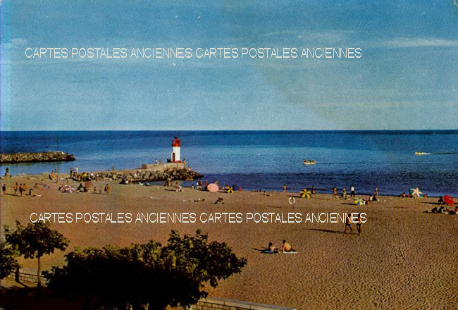 Cartes postales anciennes > CARTES POSTALES > carte postale ancienne > cartes-postales-ancienne.com Occitanie Herault Valras Plage
