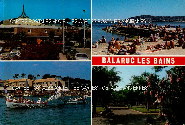 Cartes postales anciennes > CARTES POSTALES > carte postale ancienne > cartes-postales-ancienne.com Occitanie Herault Balaruc Les Bains