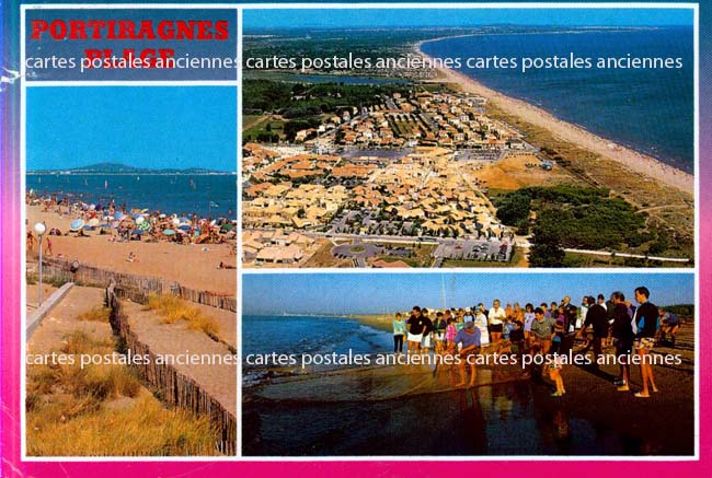 Cartes postales anciennes > CARTES POSTALES > carte postale ancienne > cartes-postales-ancienne.com Occitanie Herault Portiragnes
