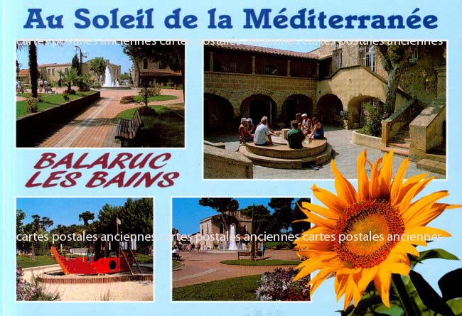 Cartes postales anciennes > CARTES POSTALES > carte postale ancienne > cartes-postales-ancienne.com Occitanie Herault Balaruc Les Bains