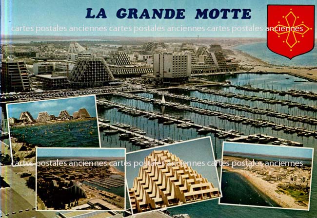 Cartes postales anciennes > CARTES POSTALES > carte postale ancienne > cartes-postales-ancienne.com Occitanie Herault La Grande Motte