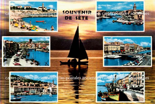 Cartes postales anciennes > CARTES POSTALES > carte postale ancienne > cartes-postales-ancienne.com Occitanie Herault Sete