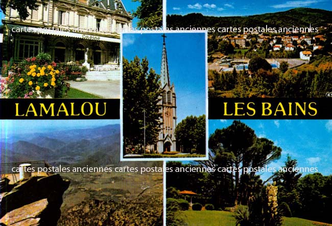 Cartes postales anciennes > CARTES POSTALES > carte postale ancienne > cartes-postales-ancienne.com Occitanie Herault Lamalou Les Bains