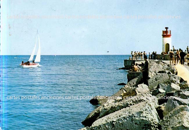 Cartes postales anciennes > CARTES POSTALES > carte postale ancienne > cartes-postales-ancienne.com Occitanie Herault Valras Plage