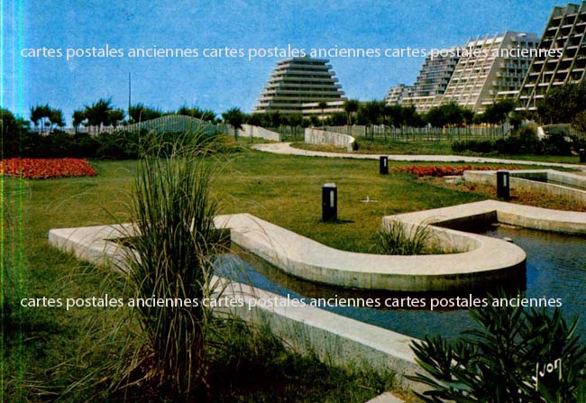 Cartes postales anciennes > CARTES POSTALES > carte postale ancienne > cartes-postales-ancienne.com Occitanie Herault La Grande Motte