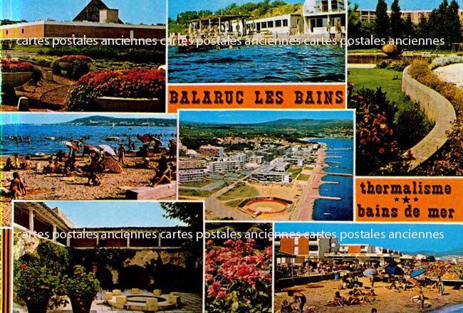 Cartes postales anciennes > CARTES POSTALES > carte postale ancienne > cartes-postales-ancienne.com Occitanie Herault Balaruc Les Bains