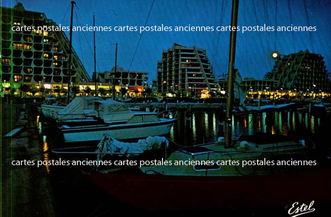 Cartes postales anciennes > CARTES POSTALES > carte postale ancienne > cartes-postales-ancienne.com Occitanie Herault La Grande Motte