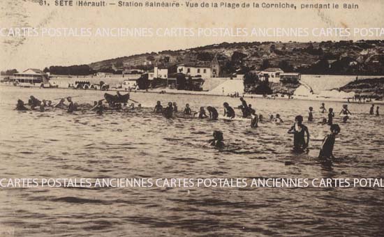 Cartes postales anciennes > CARTES POSTALES > carte postale ancienne > cartes-postales-ancienne.com Occitanie Herault Sete