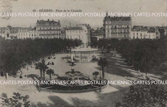 Cartes postales anciennes > CARTES POSTALES > carte postale ancienne > cartes-postales-ancienne.com Occitanie Herault Beziers