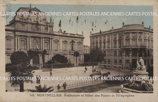 Cartes postales anciennes > CARTES POSTALES > carte postale ancienne > cartes-postales-ancienne.com Occitanie Herault Montpellier