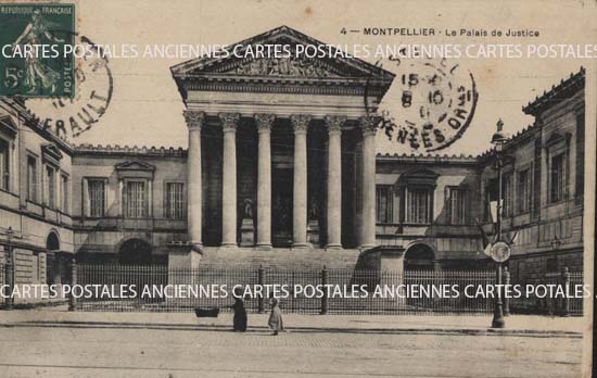 Cartes postales anciennes > CARTES POSTALES > carte postale ancienne > cartes-postales-ancienne.com Occitanie Herault Montpellier