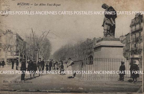Cartes postales anciennes > CARTES POSTALES > carte postale ancienne > cartes-postales-ancienne.com Occitanie Herault Beziers
