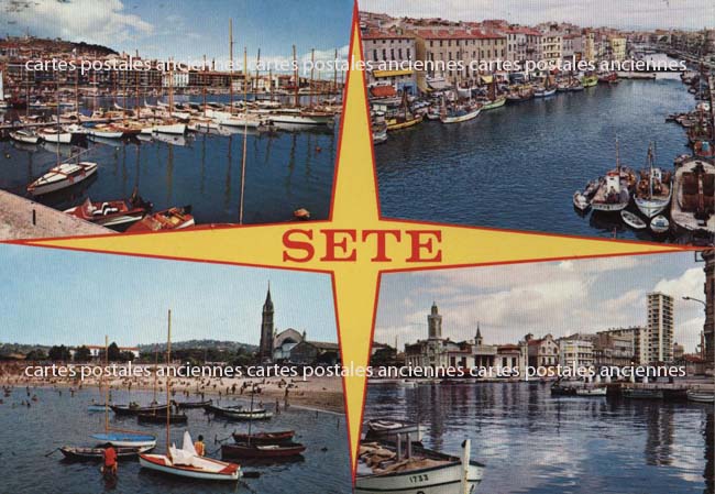 Cartes postales anciennes > CARTES POSTALES > carte postale ancienne > cartes-postales-ancienne.com Occitanie Herault Sete