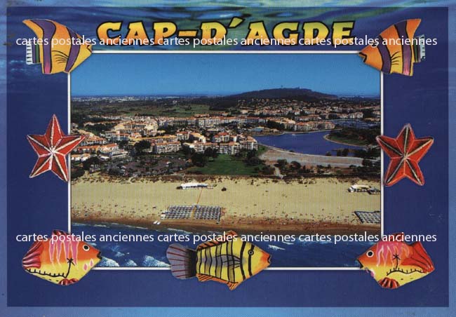 Cartes postales anciennes > CARTES POSTALES > carte postale ancienne > cartes-postales-ancienne.com Occitanie Herault Agde