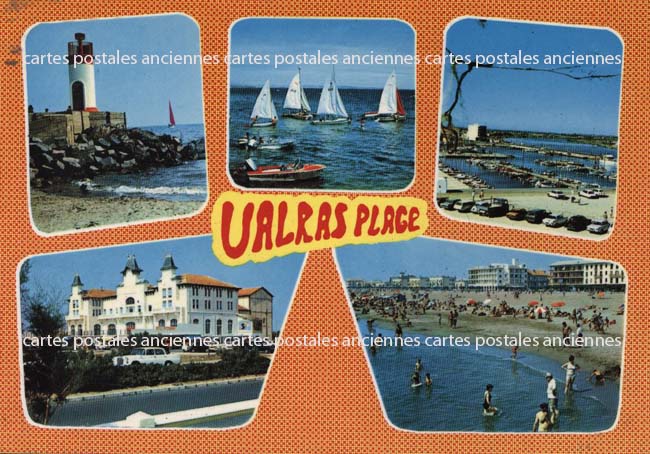 Cartes postales anciennes > CARTES POSTALES > carte postale ancienne > cartes-postales-ancienne.com Occitanie Herault Valras Plage